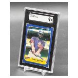 1986 Fleer Tony Gwynn Baseball Card #323 SGC 9