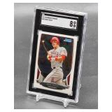 2013 Bowman Chrome Mike Trout Baseball Card #50 SGC 8