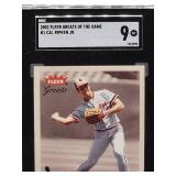 2002 Fleer Cal Ripken Jr Greats of the Game Baseball Card #1 SGC 9