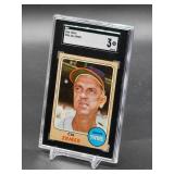 1968 Topps Minnesota Twins Mgr. Cal Ermer Baseball Card #206 SGC 3