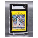 1991 Fleer Frank Thomas Baseball Card #138 SGC 8