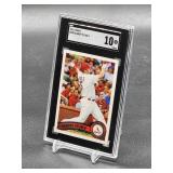 2011 Topps Albert Pujols Baseball Card #100 SGC 10