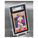 1987 Topps Pete Rose Baseball Card #200 SGC 8