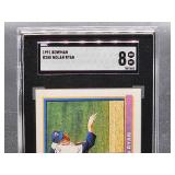 1991 Bowman Nolan Ryan Baseball Card #280 SGC 8