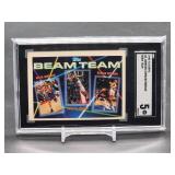 1992-93 Topps Johnson/Jordan/Rodman Beam Team Basketball Card #3 SGC 5