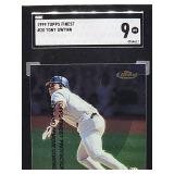 1999 Topps Finest Tony Gwynn Baseball Card #20 SGC 9