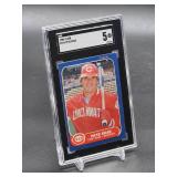 1986 Topps Pete Rose Baseball Card #191 SGC 5