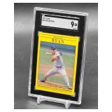 1991 Fleer Nolan Ryan Baseball Card #302 SGC 9