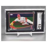 2013 Topps Chrome Mike Trout Baseball Card #1 SGC 9.5