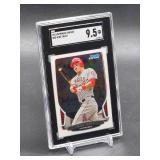 2013 Bowman Chrome Mike Trout Baseball Card #50 SGC 9.5