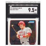 2013 Bowman Chrome Mike Trout Baseball Card #50 SGC 9.5