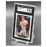 2013 Bowman Chrome Mike Trout Baseball Card #50 SGC 9.5