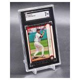 1999 Bowman Pedro Martinez Baseball Card #19 SGC 7