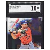2016 Topps Chrome Jose Altuve Baseball Card #27 SGC 10