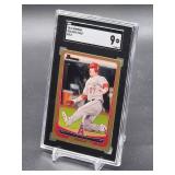 2012 Bowman Gold Mike Trout Baseball Card #34 SGC 9