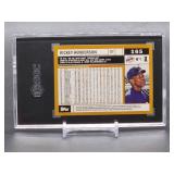 2002 Topps Rickey Henderson Baseball card #165 SGC 8