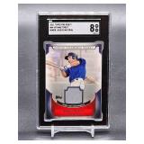 2011 Topps Pro Debut Mike Trout Minor League Baseball Jersey Card #MM-MT SGC 8