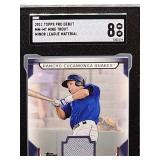 2011 Topps Pro Debut Mike Trout Minor League Baseball Jersey Card #MM-MT SGC 8