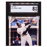 1998 Leaf Frank Thomas Baseball Card #106 SGC 8