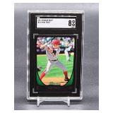 2011 Bowman Draft Mike Trout Rookie Baseball Card #101 SGC 8