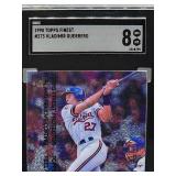 1998 Topps Finest Vladimir Guerrero Baseball Card # 273 SGC 8