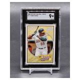 2008 Upper Deck Frank Thomas Baseball Card #172 SGC 9