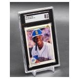 1990 Upper Deck Ken Griffey Jr Baseball Card #156 SGC 8