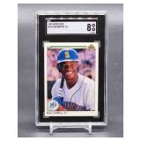 1990 Upper Deck Ken Griffey Jr Baseball Card #156 SGC 8