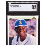 1990 Upper Deck Ken Griffey Jr Baseball Card #156 SGC 8