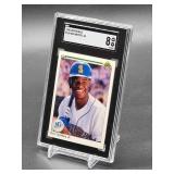 1990 Upper Deck Ken Griffey Jr Baseball Card #156 SGC 8