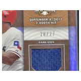 (3) Assorted Limited Print Baseball Jersey Cards