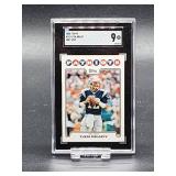 2008 Topps Tom Brady MVP Football Card #328 SGC 9