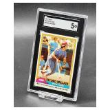 1981 Topps Pete Rose Baseball Card #205 SGC 5