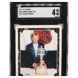 1991-92 Score Wayne Gretzky Hockey Card #434 SGC 4
