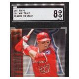 2013 Topps Mike Trout Baseball Card #CD-2 SGC 8
