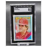 1988 Topps Pete Rose Baseball Card #475 SGC 8