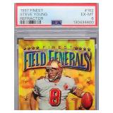 1997 Topps Finest Steve Young Refractor Football Card #162 PSA 6