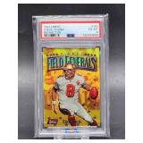 1997 Topps Finest Steve Young Refractor Football Card #162 PSA 6