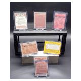 (6) Assorted Vintage Pete Rose Baseball Cards