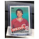 (5) Assorted Vintage & (1) Current Pete Rose Baseball Cards