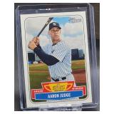 (4) Assorted New York Yankees Slugger Aaron Judge Baseball Cards