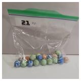 Large lot of Vintage Glass Marbles