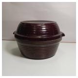 Ceramic Vintage Casserole Dish - Can be used as a "Dutch Oven"