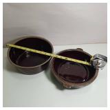 Ceramic Vintage Casserole Dish - Can be used as a "Dutch Oven"