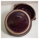 Ceramic Vintage Casserole Dish - Can be used as a "Dutch Oven"