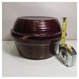 Ceramic Vintage Casserole Dish - Can be used as a "Dutch Oven"