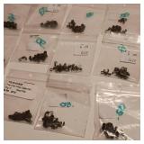 Large lot of antiqued bronze alloy jewelry finings - 18 Pkgs total