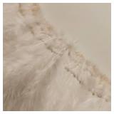 29 Inches of beautiful natural rooster hackle saddle feathers.