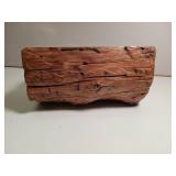 Beautiful, natural tamarack wood floating wall shelf