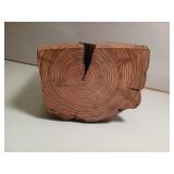 Beautiful, natural tamarack wood floating wall shelf